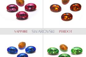 Vintage Swarovski 16x11 mm Oval Shape Fancy stones Premier Crystal Rhinestones 2/6/12/24 Pieces gemstones