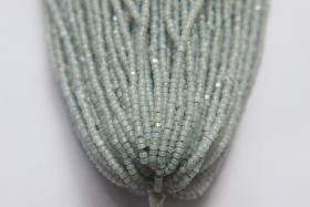 11/0 Hanks Charlotte Cut Beads White Opal Silverlined 1/5/25/50/100 Hanks PREMIUM SEED BEADS, Native Supplies
