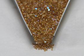 13/0 Charlotte Cut Beads Patina Gold Silver Lined Aurore Boreale 5/10/20/50/250/500 Grams embroidery materials, jewelry making, Native beads