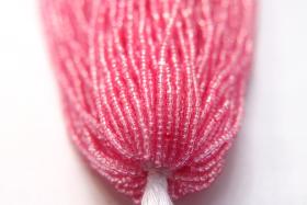 11/0 Hanks Charlotte Cut Beads Light Rose Transparent (Dyed) 1/5/25/50/100 Hanks 2.0mm jewellery rare beads, jewelry supply, Native supply