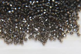 3mm Smoky Quartz Satin Swarovski Bicone 5301 Beads 36/72/144/432/720 Pieces Jewelry findings, embroidery materials, jewelry making