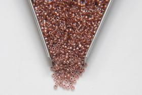 11/0 True cuts Charlotte Beads Crystal Luster Rose Gold Lined PREMIUM SEED BEADS Native Supply jewelry making beads embroidery
