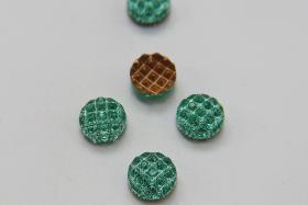 Vintage Swarovski 14 mm Rare Premier Light Emerald Rhinestones 2/6/12/36 Pieces gemstones