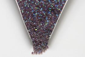 11/0 Charlotte true Cut Beads Patina Dark Neon Amethyst Lined Aurore Boreale loose beads embroidery materials native supply