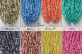 11/0 Hanks Charlotte Cut Beads OPAL Mosaic effects Hanks PREMIUM Seed BEADS Native Supplies jewelry making