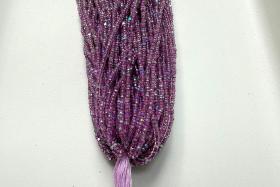 11/0 Hanks Charlotte Cut Beads Patina Neon Electric Orchid Lined Aurore Boreale 1/5/25/50/100 Hanks PREMIUM SEED BEADS, Native Supplies