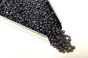 11/0 Charlotte true Cut Beads Ionized Transparent Black Diamond