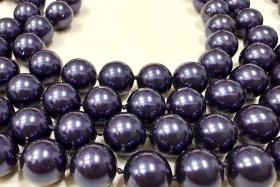 Vintage Swarovski® 10mm Crystal Night Blue Pearl Round Pearl Beads round pearl swarovski crystal beads pearl WHOLESALE PRICES