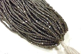 Ionized Transparent Black Diamond Charlotte Cut Seed Beads, 11/0 Hanks