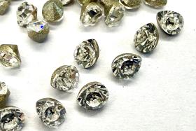 Vintage Swarovski 4x2 mm Crystal Pear Shape 4320 Premier Crystal Rhinestones (6 Pieces) gemstones, jewlery