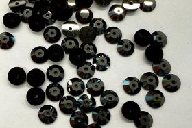 5mm Swarovski Jet Hematite Crystal Sew-on Stones