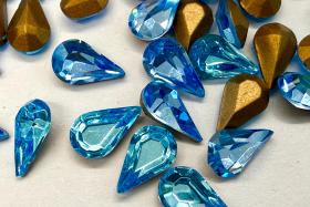 Vintage Swarovski Crystal Pear Stone, 8x5 mm (36/72/144 Pieces)