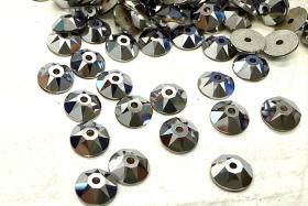 Swarovski Crystal Light Chrome 4mm Xirius Lochrose Sew-On Stones (3188)