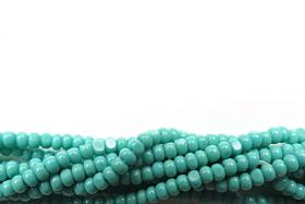 13/0 Charlotte Cut Beads Opaque Aqua Green 5/10/20/50/250/500 Grams craft supplies, jewelry making, embroidery materials, vintage beads