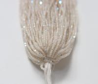 11/0 Hanks Charlotte Cut Beads Patina White Alabaster Aurore Boreale 1/5/25/50/100 Hanks PREMIUM SEED BEADS, Native Supplies