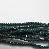 13/0 Charlotte Cut Beads Opaque Emerald 5/10/20/50/250/500 Grams craft supplies, jewelry making, embroidery materials, vintage beads, rare