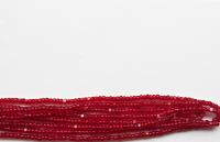 11/0 Charlotte Cut Beads Transparent Ruby 10/20/50/250/500 Premium Seed beads, jewelry making