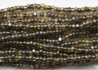 11/0 Charlotte true Cut Beads Patina Honey transparent Gun Metal 10/20/50/250/500 Grams 1300 Pieces