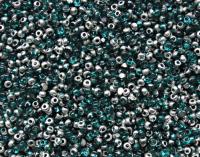11/0 Charlotte true Cut Beads Patina Transparent Teal Silver 10/20/50/250/500 Grams 1300 Pieces