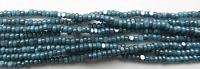 13/0 Charlotte true Cut Beads Ionized Turquoise Opaque 5/10/20/50/250/500 Grams embroidery materials, jewelry making, vintage beads, rare