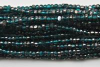 11/0 Charlotte true Cut Beads Patina Transparent Teal Gun Metal 10/20/50/250/500 Grams vintage findings, embroidery materials, premium bead