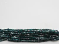 11/0 Charlotte true Cut Beads Patina Transparent Teal Gun Metal 10/20/50/250/500 Grams vintage findings, embroidery materials, premium bead