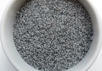 13/0 Seed Beads Crystal Frosted Gunmetal 1.6 MM 20/50/100/200/500 Grams glass beads, jewelry supply, vintage findings, craft supply