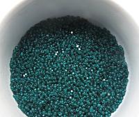 11/0 Charlotte true Cut Beads Transparent Teal Green Loose Beads 10/20/50/250/500 Grams premium seed beads, vintage findings, embroidery