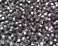 Swarovski Bicone (4mm) Metallic Gunmetal FC 2X crystal Beads 36/72/144/432/720  Pieces embroidery materials / couture embellishments