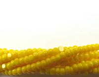 11/0 Hanks Charlotte Cut Beads 83130 Yellow (Opaque) 1/5/25/50/100 Hanks 2.0mm glass beads, jewelry supply, findings, craft supply, vintage