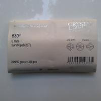 6mm Sand Opal Swarovski Bicone beads 36/72/144/288 Pieces (287) gemstone beads, jewelry making beads, embroidery materials, jewelry supply