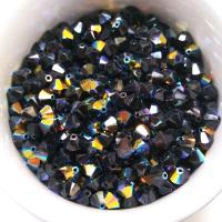 6/8 MM Jet Aurore Boreale Swarovski Bicone 16 Cuts 6/12/24/36/72/144/288 Pieces (280)