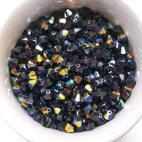 6/8 MM Jet Aurore Boreale Swarovski Bicone 16 Cuts 6/12/24/36/72/144/288 Pieces (280)