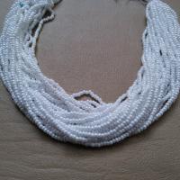 11/0 Czech Seed Bead Chalkwhite Opaque Luster 1/5/25/25/50/100 Full hanks Preciosa Ornella loose beads, mix bead, embroidery materials