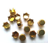 38ss (8mm) Sewon Stone Settings 4 Hole Sliders 50/250/500 Pieces Brass Fittings