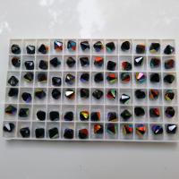6/8 MM Jet Aurore Boreale Swarovski Bicone 16 Cuts 6/12/24/36/72/144/288 Pieces (280)