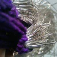 Sterling Silver Metallic French Wire, Bullion Wire, Gimp Wire 50/100/200/400 Grams