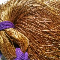 Light Antique Copper Metallic French Wire, Bullion Wire, Gimp Wire 50/100/200/400 Grams, embroidery materials, couture threads, metallic
