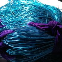 Deep Sky Blue Metallic French Wire, Bullion Wire, Gimp Wire 50/100/200/400 Grams