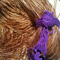 GOLDEN BROWN Metallic French Wire, Bullion Wire, Gimp Wire 50/100/200/400 Grams, embroidery materials, couture threads
