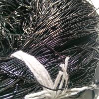 BLACK Metallic French Wire, Bullion Wire, Gimp Wire 50/100/200/400 Grams
