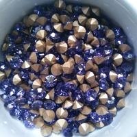 Swarovski 24ss/28ss/38ss Chaton Round Tanzanite (539) 6/12/24/100/300/500 Pieces