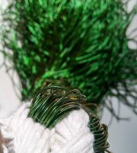 FERN GREEN Metallic French Wire, Bullion Wire, Gimp Wire 50/100/200/400 Grams