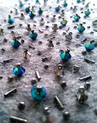 3/4mm Crystal Aurore Boreale Swarovski Bicone Crystal beads 50 Gross rainbow beads, jewelry making, couture beading