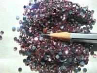 10/12SS Swarovski Flatbacks Light Rose Chaton Roses 2088 Made in Austria 72/144/720/1440 Pieces Nail art decoration