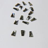 Swarovski 2770 12mm Wing Flatback non hotfix Black Diamond/Crystal Red Magma 6/24 Pieces
