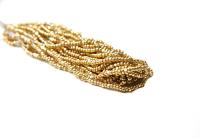 11/0 Charlotte Cut Beads Metallic Gold 10/20/50/250/500 Grams embroidery materials, jewelry making, vintage beads, rare finding, aurum
