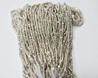 13/0 Charlotte Cut Beads Sterling Silver 5/10/20/50/250/500 Grams 1.6mm craft supplies, jewelry making, embroidery, vintage beads, rare bead
