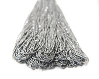 13/0 Hanks Charlotte Cut Beads 5555 Gun Metal 1/5/25/50/100 Hanks 1.6mm glass beads, jewelry supply, findings, craft supply, vintage supply