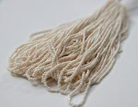 11/0 Hanks Charlotte Cut Beads Ivory 1/5/25/50/100 Hanks 2.0mm Pearl faceted craft supplies, embroidery materials, high quality rare beads
